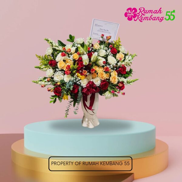 Rangkaian Bunga Meja RK5501-02 - Gambar 2