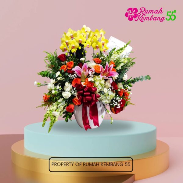 Rangkaian Bunga Meja RK5502 - Gambar 2