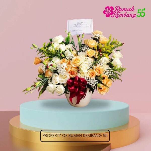 Rangkaian Bunga Meja RK5501-01 - Gambar 2