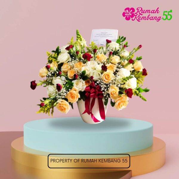 Rangkaian Bunga Meja RK5501-01 - Gambar 3